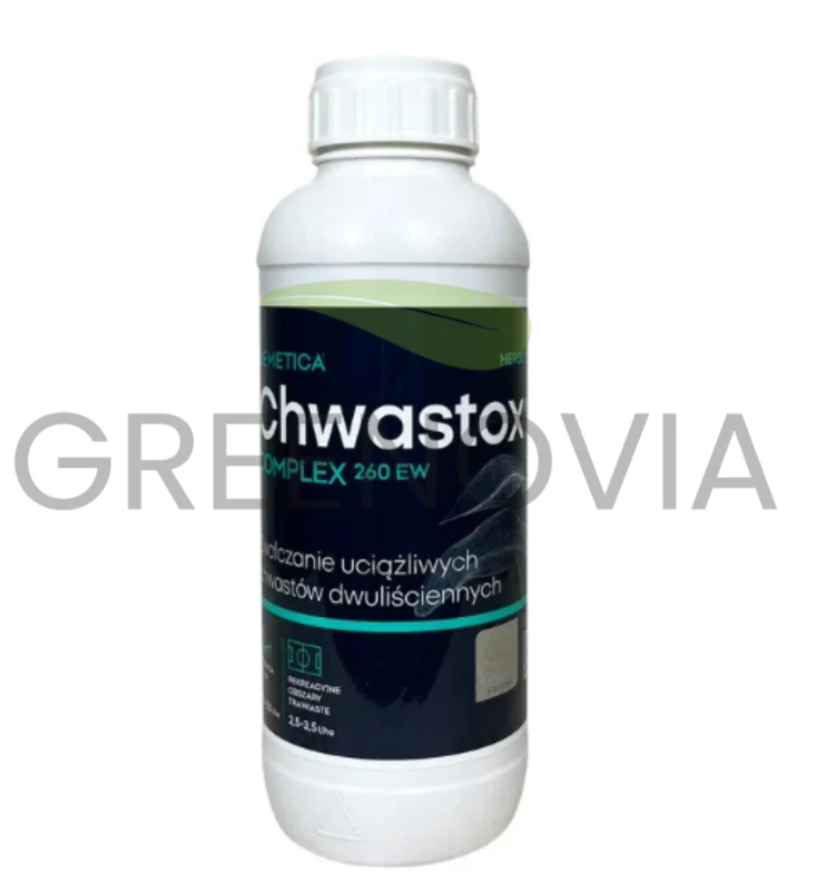 Chwastox Désherbant Sélectif Pelouse 1L - Élimine 28 Mauvaises Herbes Tenaces