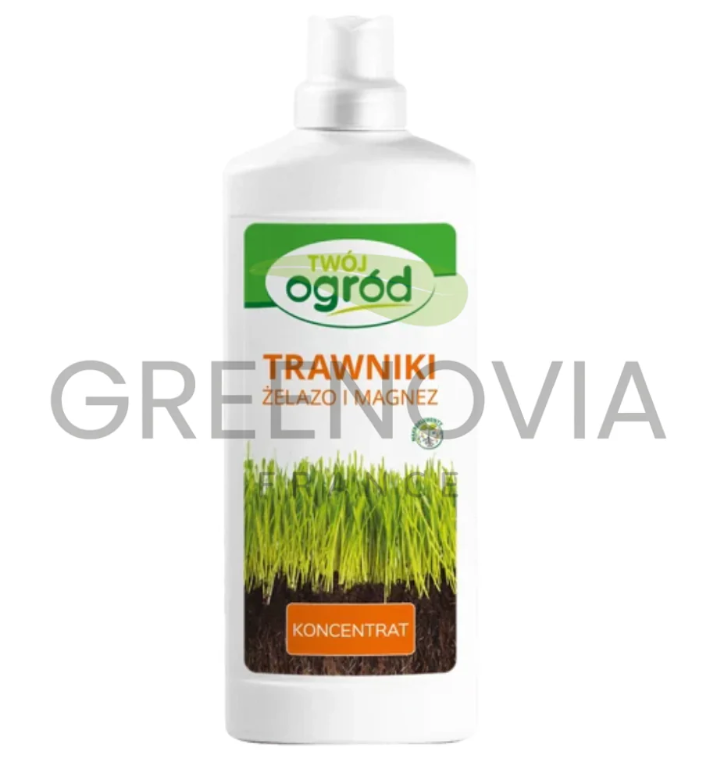 Liquid Lawn Fertilizer with Iron and Magnesium 900ml - For Green and Lush Lawns